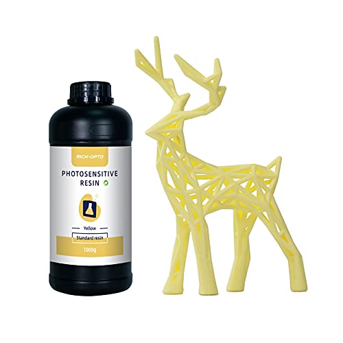 RICH-OPTO 3D Printer Resin UV-Curing 405nm Rapid High Precision Quick Curing Standard...