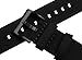 Barton Canvas Watch Band (20mm) | Quick Release Premium Canvas Strap with PVD Black Buckle | Compatible with Classic & Smart Watches | Breathable, Comfortable, Durable - Black