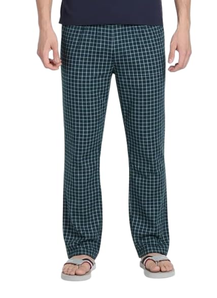 digital shopee Men's Cotton Checkered Pajama, Casual Loungewear, Comfortable Sleepwear, Pack of 1-picture-14