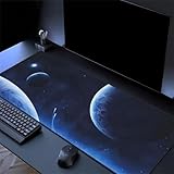 Grand tapis de souris : Ce tailles 800 x 300 x 3 mm / 31.5 x 11.8 x 0.12 pouces tapis de souris est suffisamment grand pour accueillir votre souris de jeu. Il s'adapte à tous les types de claviers et de souris. Vous pouvez également utiliser ce tapis de souris de jeu comme tapis de bureau, tapis d'écriture, tapis de protection de plate-forme.