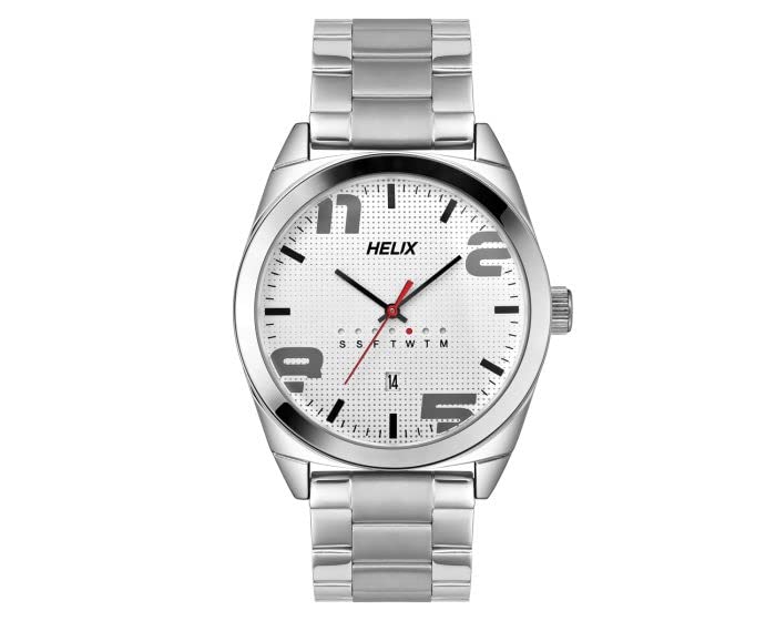 Helix Analog Silver Dial Mens Watch - TW044HG03 (B0BQY642ND) Amazon Price History, Amazon Price Tracker