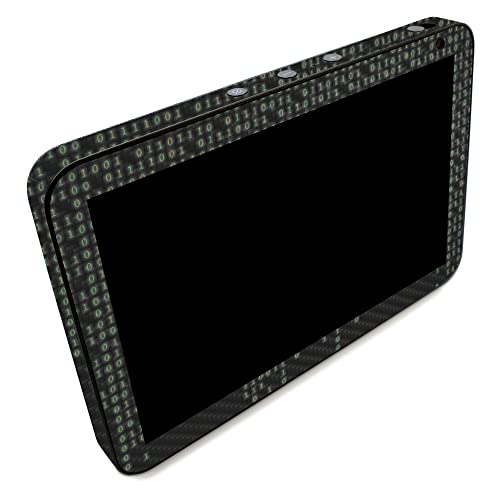 Image of MightySkins Carbon Fiber Skin Compatible with Amazon Echo Show 8 (Gen 2) - Red Pill | Protective, Durable Textured Carbon Fiber Finish | Easy to Apply | Made in The USA