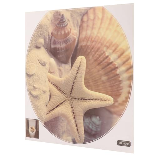 DEARMAMY Pegatina Tapa De Inodoro Adhesiva De Pvc Extraíble Pegatina Para Baño Impermeable Decoración Fácil De Instalar 15.3X13 Pulgadas