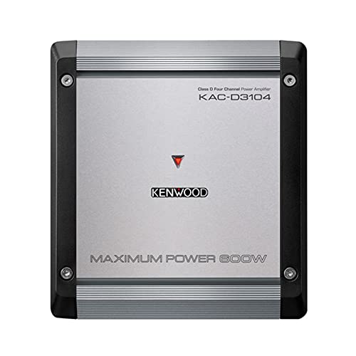 Image of Kenwood KAC-D3104 600 W Max 4-Channel Class D Stereo Car Audio Amplifier