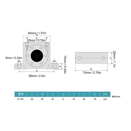 G1/8in Industrial Pneumatic Vibrator, Air Compressor Accessory, Adjustable Pneumatic Turbine Vibrator, Provides in Line Vibration for Sandblaster Cabinet Hopper Industrial Machinery - Thumbnail 5
