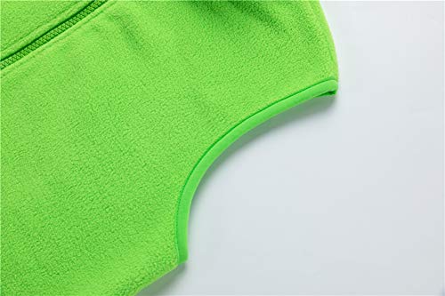 Unacoo Boy's And Girl's Soft And Cozy Fleece Vest With Classic Fit (Green, S(5-6 Years)) #TOP4