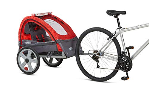 Instep Sync Single Bicycle Trailer, Red (Renewed)