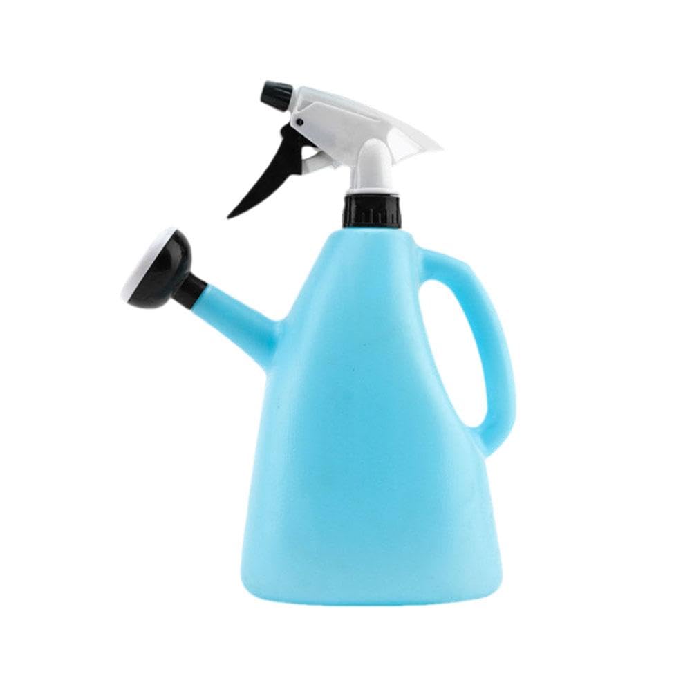 Generic 2 in 1 Watering Can with Sprayer, 1L Blue Polypropylene (PP)
