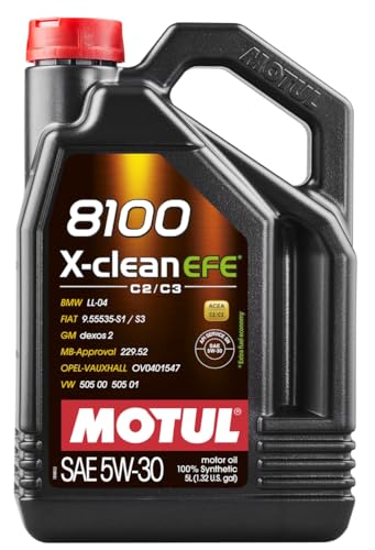 WOL WORLD OF LUBRICANT 8100 X-Clean EFE 5W30 C2/C3 Fully Synthetic Engine Oil 5KG