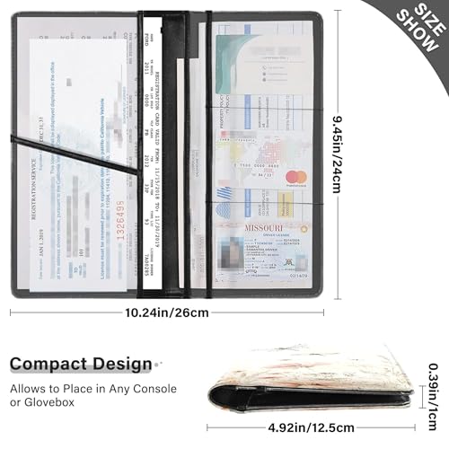 Organizador para automóvil cuero PU miniatura 3