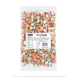 Kervan Candy Bebeto Ice Cream Gummies - Fruity, Soft & Sweet Gummy Candy Bulk for Kids, Gift Snacks and Parties - Small, Gluten Free Ice Cream Cones - Party Size Bag (5 lbs)