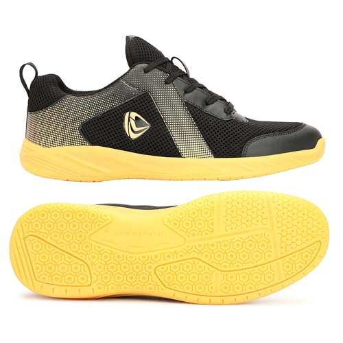 Image of PRO KVH Ultimate Performance: Non-Marking Badminton Shoes for Men & Women - Lightweight, Breathable, Anti-Skid Design for Maximum Agility & Comfort 05 UK /IND