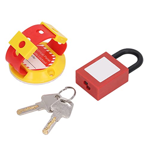 Nutriess Electrical Panel Handle Lockout Kit Fire Insulation Handle Switch Lock Lightweight Portable Safety Supply for Industrial Applications