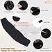 Aunginsy Car Hood Protector Bra Compatible with Nissan Frontier 2013-2021, Pickup Front Engine Hood Black Leather Protector Cover Half Hood Bonnet Bra Car Front Mask Hood Shield Exterior Accessories