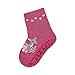 Sterntaler Baby-Mädchen FLI Soft Rehkitz Hausschuh-Socken, Magenta Mel, 21/22