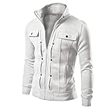 ✿Größe: Asiatische Größe ist kleiner als die europäische Größe. Bitte beziehen Sie sich vor dem Kauf auf unsere Beschreibung und die Bildgrößentabelle. ❤❤Herren Trenchcoat Windjacke Freizeit Überzieher Cardigan Baseball Uniform Pelzmantel Softshelljacke Felljacke Herren Gothic Mittelalter Umhang Herren Sherpa Trucker-Jacke Funktionsjacke Regenjacke Herren Lederjacke Kunstleder Bikerjacke Herren Jacke Fleece Strickjacke Strickfleece Outdoor Piloten Jacket Bomberjacke Fliegerjacke Oberteile