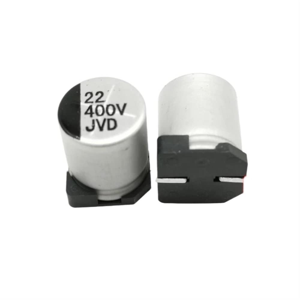 Condensadores Condensador electrolítico SMD de alto voltaje de 100 piezas/Condensador de alto voltaje/22UF400V12.5 * 16 mm/Módulo LED/Comunicación de red suministros de bricolaje