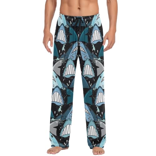 Pantalon de pyjama homme Sketch Shark le cadeau de nuit parfait