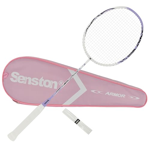 Senston Carbon-Fiber Badmintonschläger Profi 5U Ultraleicht Badminton...