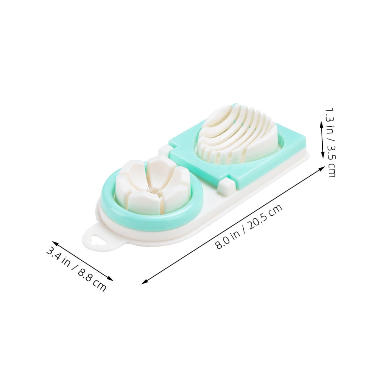 OFFSCH Boiled Eggs Slicer and Cutter Tool Multifunctional Food Chopper for Eggs Fruits and Vegetables Easy to Clean and Operate Kitchen Gadget