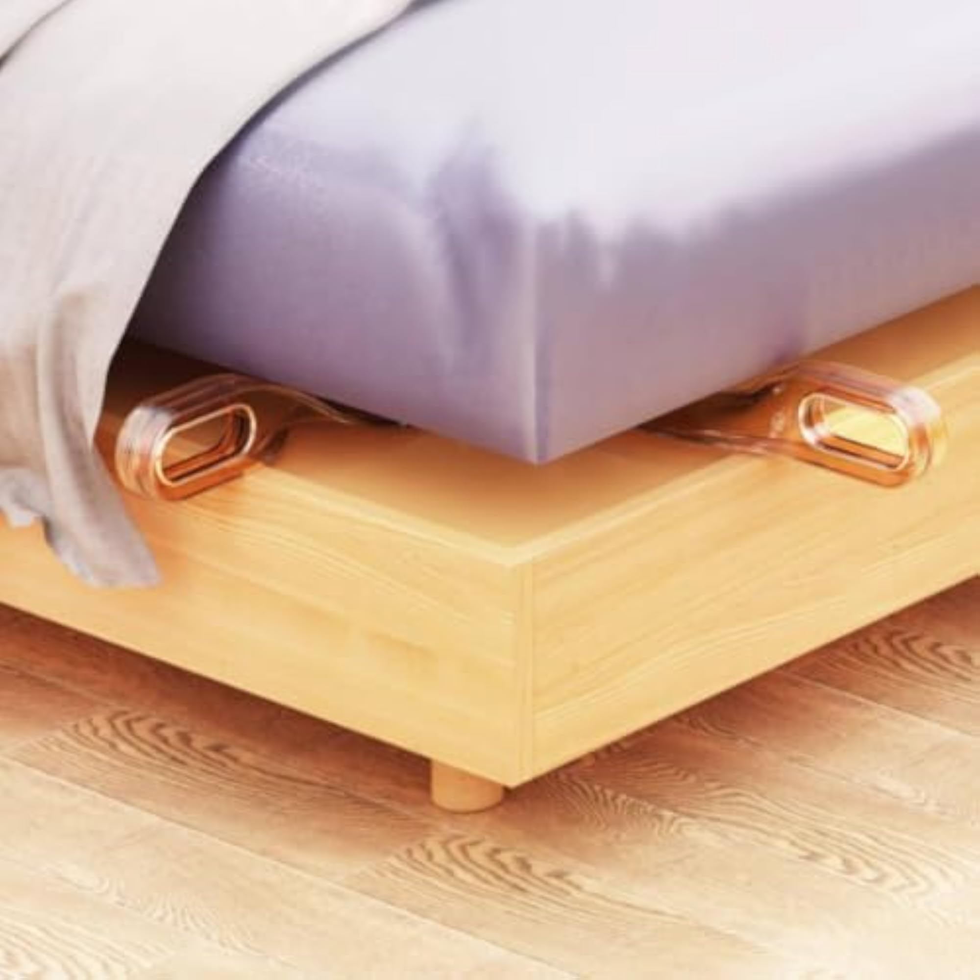 Bed Sheet Tucker with Grip Ridges, Smooth-Edged