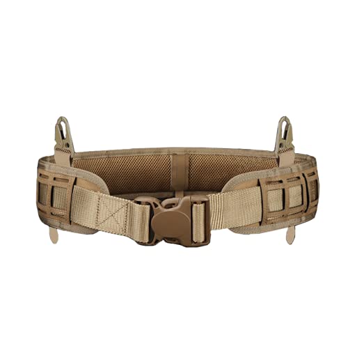 ACEXIER MOLLE Tactical Belt Quick Release Laser Cut Loading Padded Inner & Outer Belt Airsoft Tactical Gear Molle Combat Belt