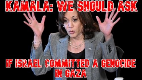 Kamala: We Should Ask If Israel Committed a Genocide in Gaza Titelbild
