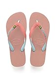 Havaianas Brasil Mix, Chanclas Unisex Adulto, Multicolor (Rose Nude), 35/36 EU