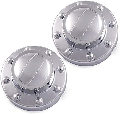 Set Of 4 Chrome Center Caps For 2011-2018 Dodge Ram 3500 Dually Wheels - Alcoa Style