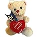 Baci Perugia Idee Regalo - Regalo Uomo e Donna - Peluche Orsacchiotto Con Cuore (BACI PERUGINA CLASSICI)