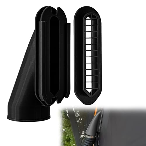3-Inch Diesel Heater Tent Adapter, Tent Duct Nozzle and Air Intake, Tent Duct Nozzle And Air Intake Adapter for Diesel Heaters, Camping, Rv, Ice Fishing, Rooftop Tents (black)