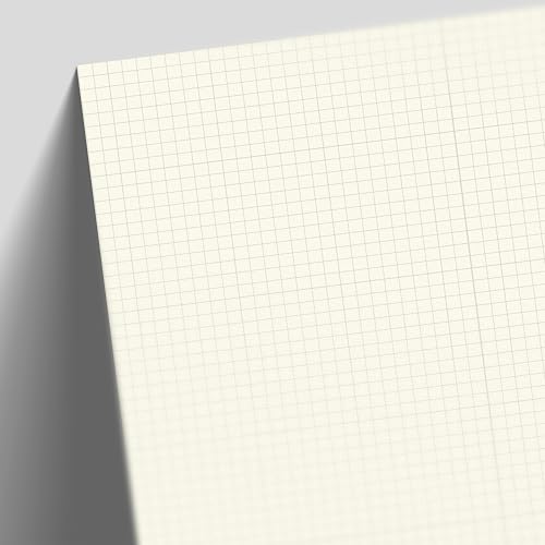 Image of PaperO A3 Loose Leaf Square Grid Paper | 100 GSM | 50 Sheets | (29.7 x 42 cm) | Ideal for Artists & Designers (A3-50 SHEETS)