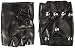 Forum Novelties Men's Studded Costume Gloves, Black, One Size