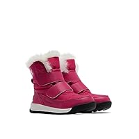 Sorel Whitney 2 Strap Waterproof Unisex Kids Winter Boots, Red Cactus Pink X Black, 5 UK