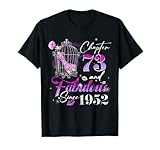 Photo Gallery womens chapter 73 fabulous since 1952 73 years old birthday maglietta Photo Gallery womens chapter 73 fabulous since 1952 73 years old birthday maglietta