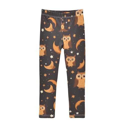 Girls' Leggings Moon Star Owl Kids Yoga Tights Pants 1 Pack 20853619