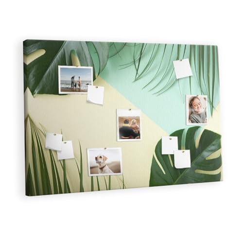 Planche liège bureau et tableau mural école 120x80 en bois pour projets et rappels