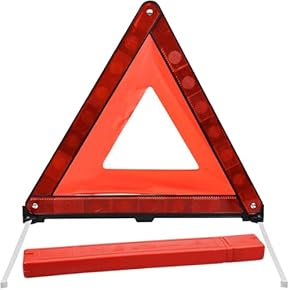 Triangolo Di Segnalazione Pieghevole Per Auto - Riflettente, 43x43x43 Cm | Conforme ECE | Per Emergenze Stradali | Con Custodia - Foto 11