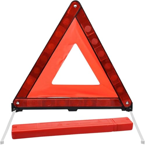 Triángulo De Advertencia para El Coche, Trípode De Advertencia Reflectante Plegable Adecuado para Asistencia En Carretera Accidentes De Tráfico Estacionamiento De Emergencia, Montaje Rápido, Gadget