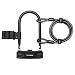 Titanker U Lock Bike Lock, Heavy Duty Combination Bike U Shackle Secure Locks Bike Locks Anti Theft (16mm U Lock + Steel Cable + Mount Bracket)