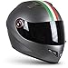 Produktbild SOXON® ST-666 Imola Titan · Integral-Helm · Full-Face Motorrad-Helm Roller-Helm Scooter-Helm Cruiser Sturz-Helm StreetFighter-Helm · ECE 22.05 Visier Schnellverschluss Tasche M (57-58cm)