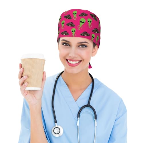 Image of Breathable Working Cap with Adjustable Sweatband Scrub Cap for Men /Women | Breathable Working Cap with Adjustable Sweatband Scrub Cap for Men /Women