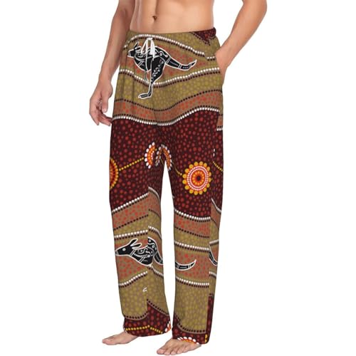 Australian Aboriginal Men'S Pajama Pants Drawstring Pj Sleepwear Pants For Men2