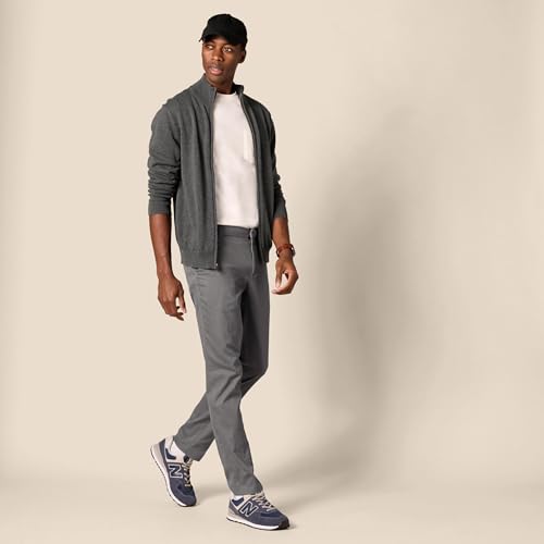 Image of Amazon Essentials Men's Slim-Fit Wrinkle-Resistant Flat-Front Stretch Chino Pant