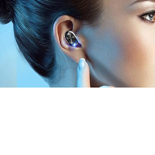 Image of Enakshi Single Bluetooth 5.0 Wireless Earbud with Mic | Lightweight Mini Earphone Headset for Sport & Sleeping | Comfortable Noise Cancelling Headphone Black