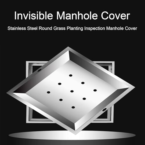 Couvercle de regard invisible 40x40 robuste et résistant aux intempéries - 4