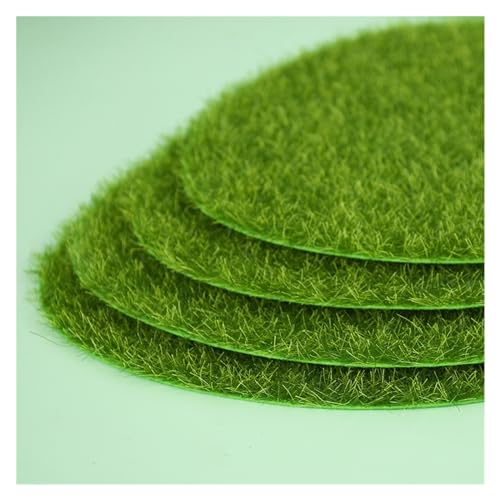 kunstgras Outdoor Gardening Turf DIY Micro Landscape Decoration Mini Fairy Garden Home Floor Decorcs Grass Mat Green Artificial Lawn (Kleur: B01-4pcs) (B022pcs) - Afbeelding 4