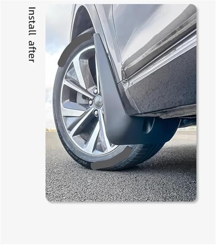 Guardabarros para VW Touareg 2017-2018 con máxima protección contra salpicaduras traseras 5