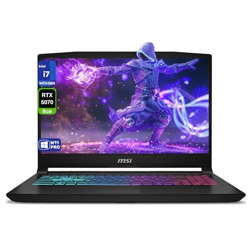 Image of msi Katana 15 HX Gaming Laptop, Intel i7-14650HX, 48 GB DDR5 RAM, 2 TB PCIe SSD, 15.6 inch QHD (2560x1440) 165Hz Display, Nvidia G-Force RTX 5070, 4-Zone RGB Keyboard, W11 Pro, Black