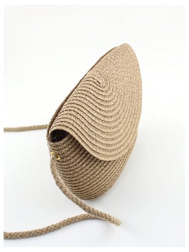 Milumia Women's Summer Beach Vacation Bag Straw Basket Purse Crossbody Shoulder Bags with Flap2